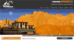 Desktop Screenshot of frozenhimalayas.com